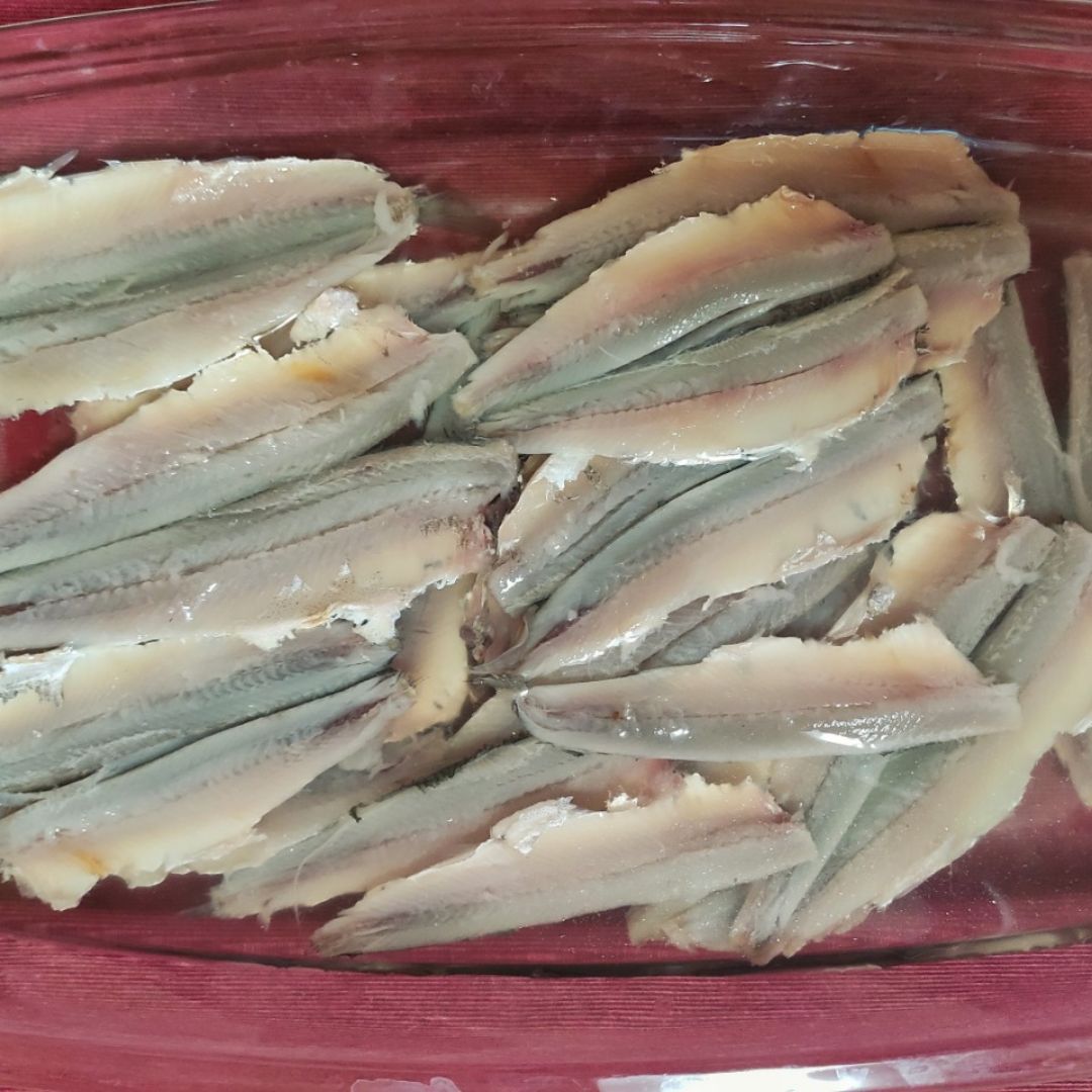 ANCHOAS EN VINAGRE 🐟 Paso 1