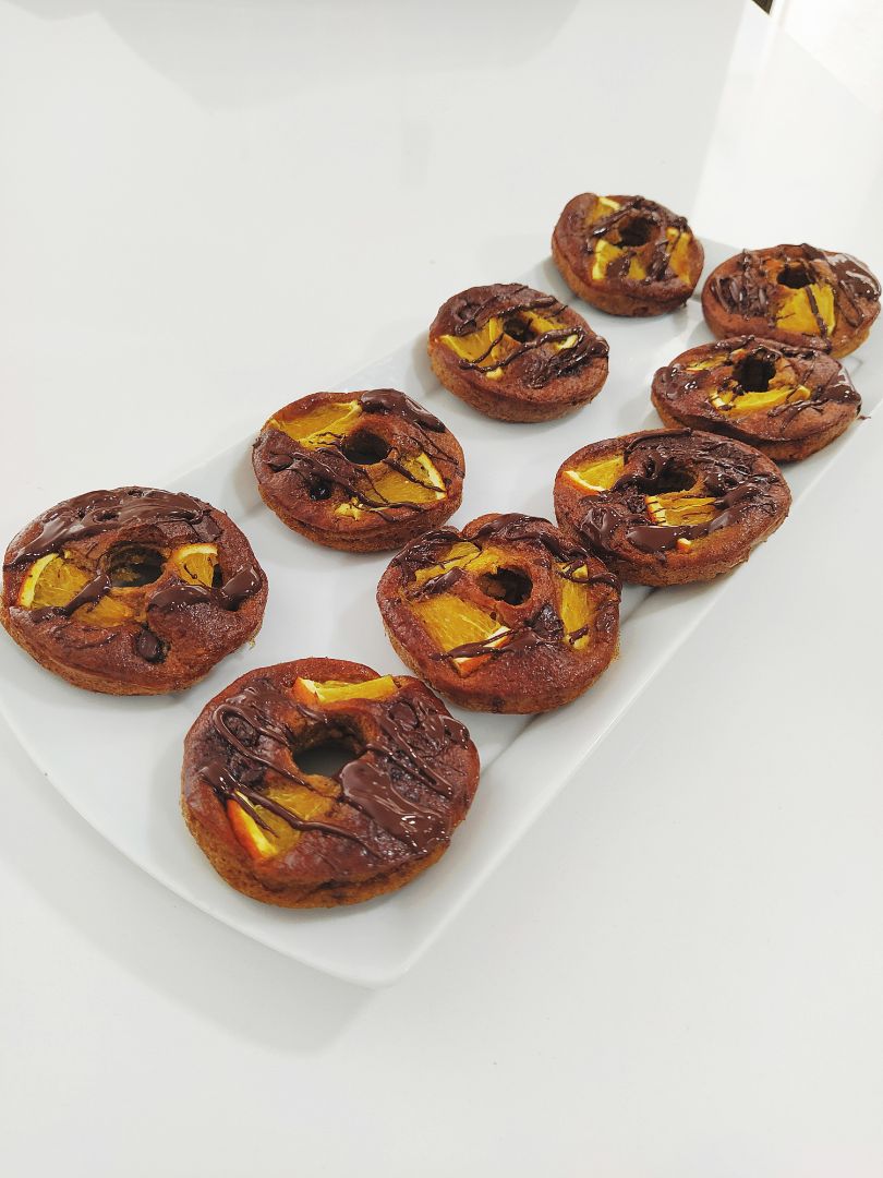 Donuts de naranja🍊🧡 Donuts de naranja🍊🧡