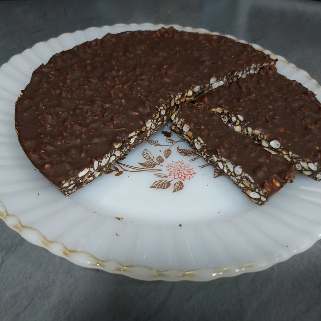 Turrón crujiente de chocolate 