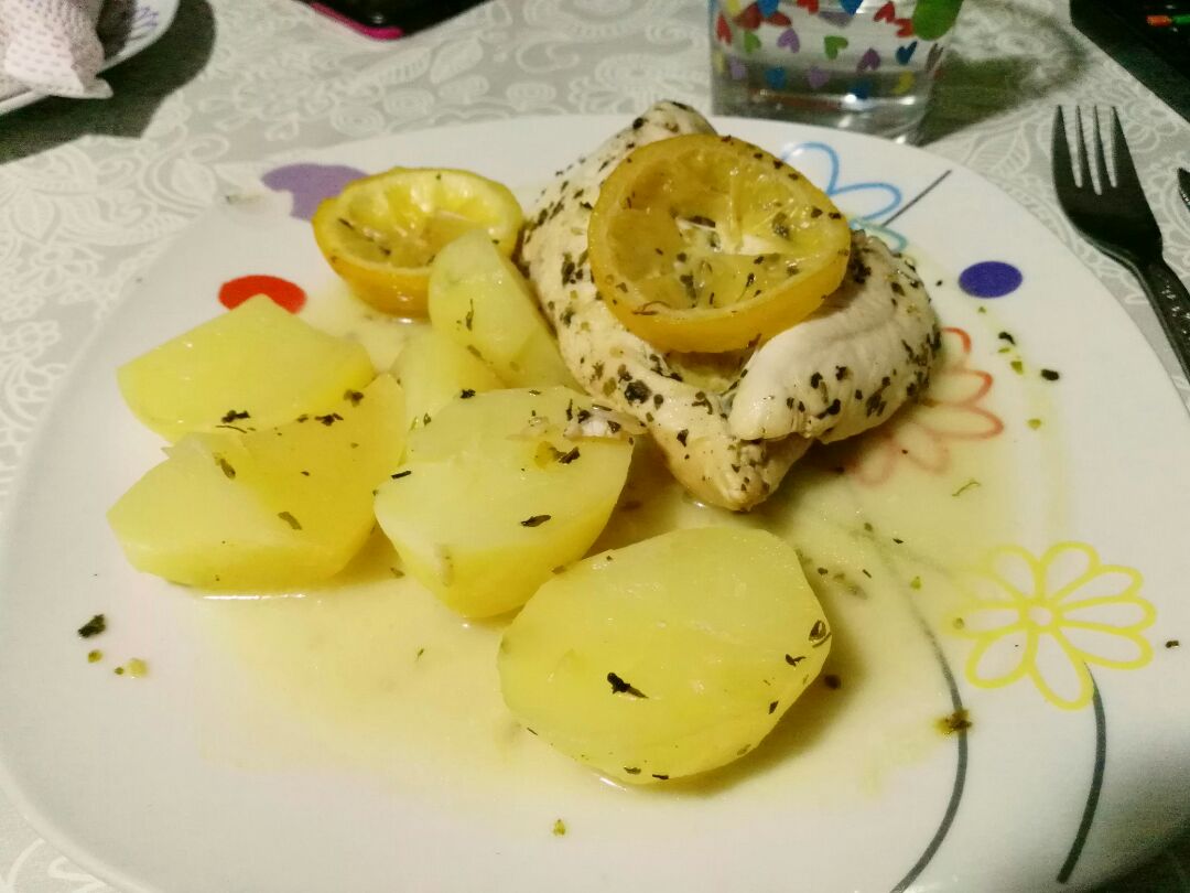 Pollo al limón Pollo al limón