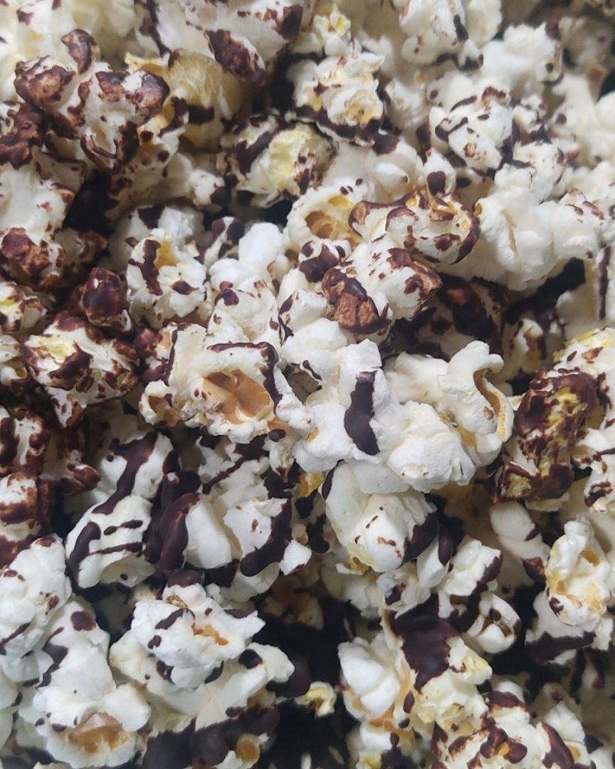 Palomitas con chocolate saludables