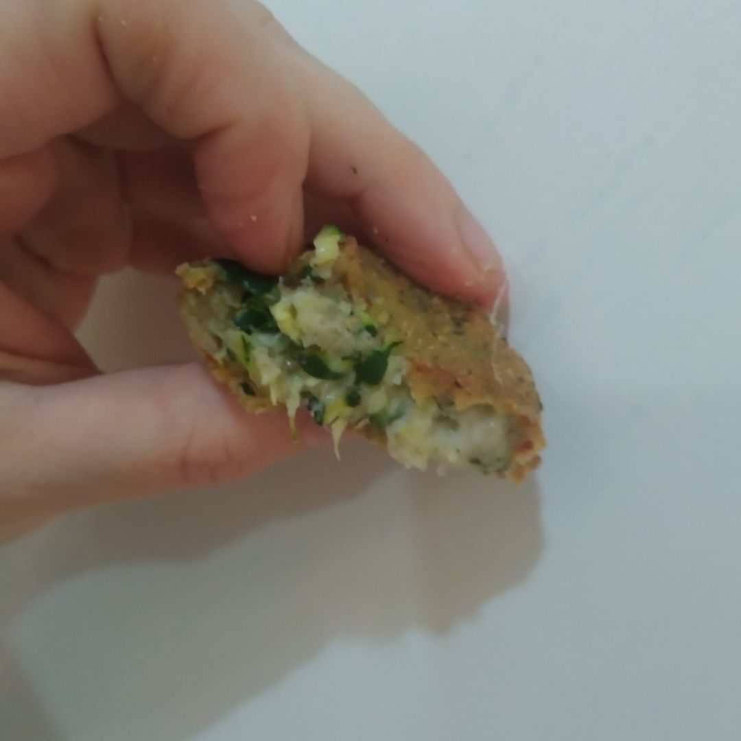 Tortitas calabacín y queso Paso 6 Tortitas calabacín y queso Paso 6