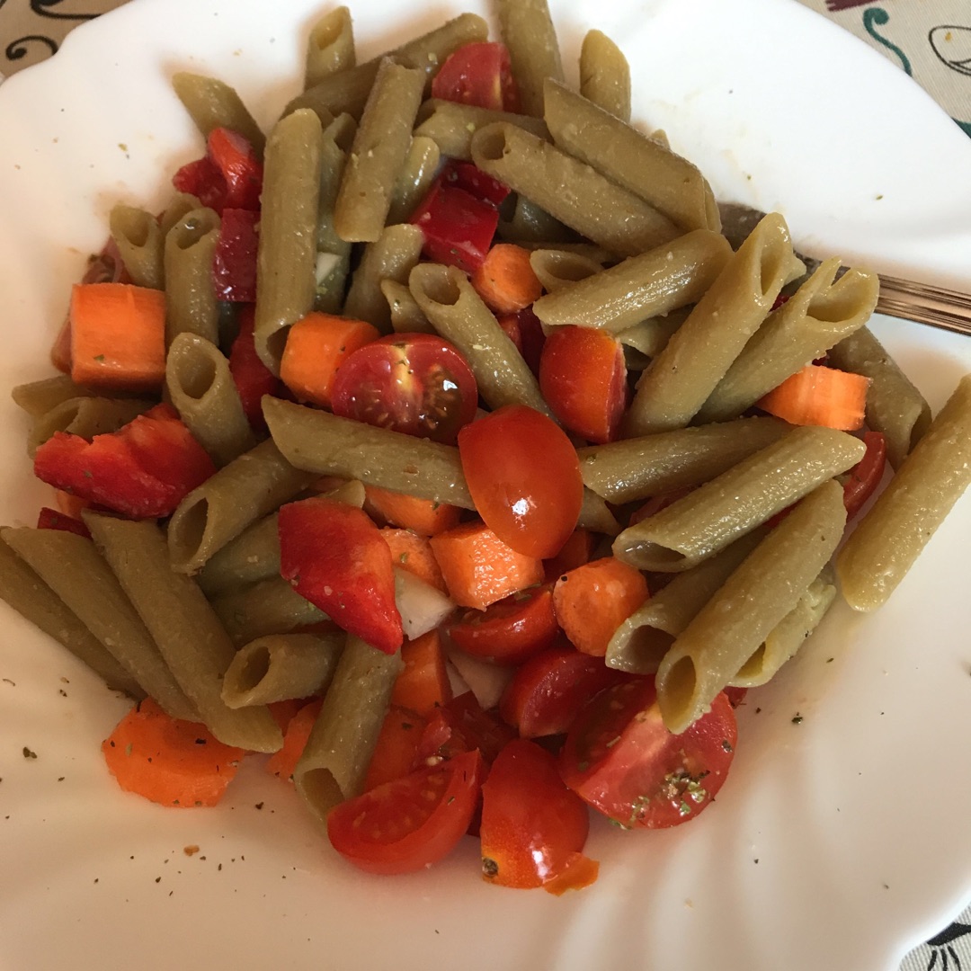 Ensalada de pasta de guisante