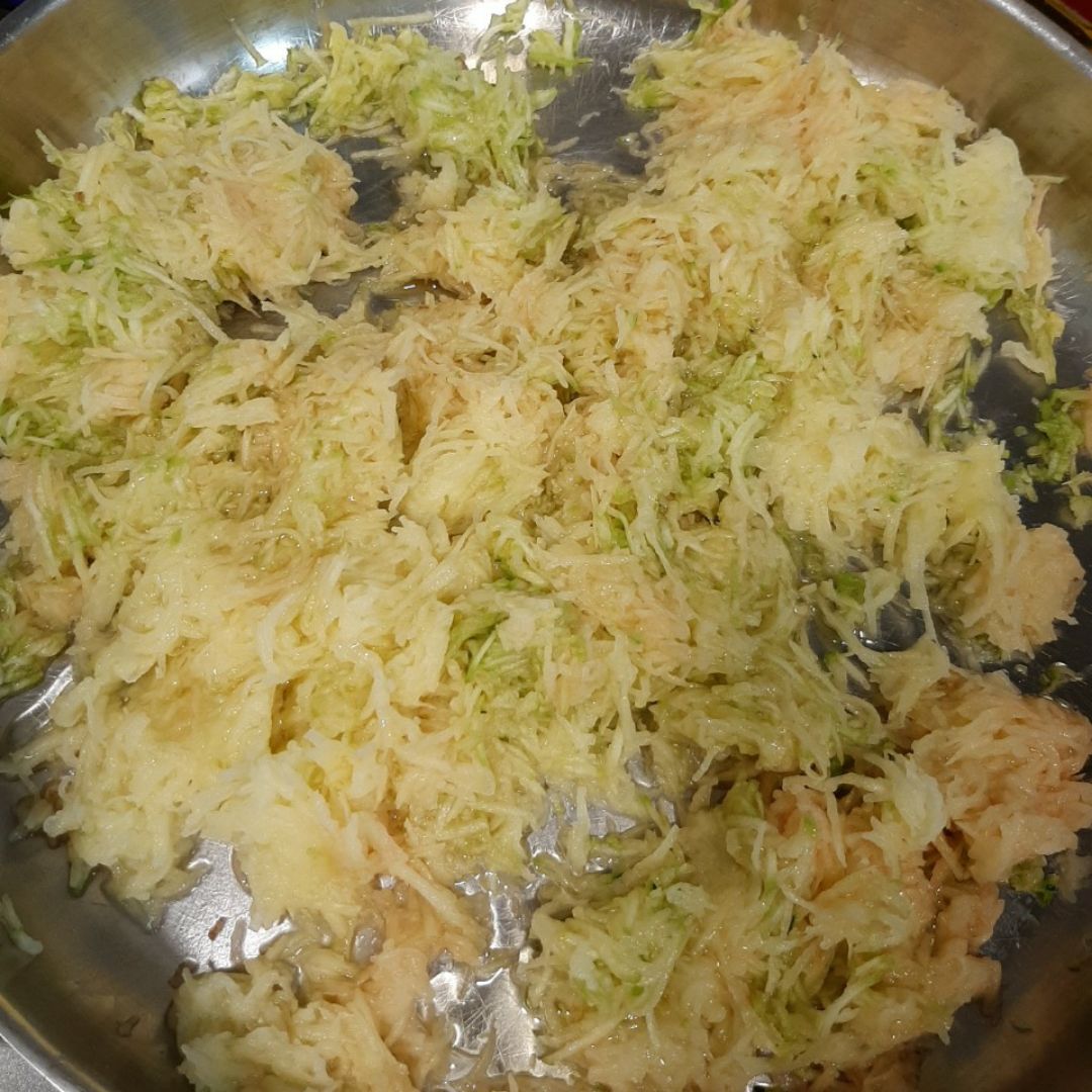 Calabacin y patatas al horno Paso 0