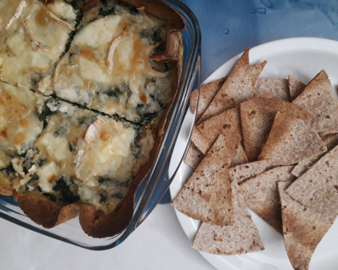 Quiché de espinacas Quiché de espinacas