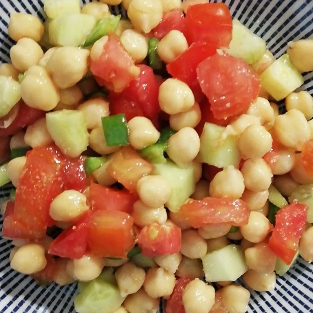 Ensalada garbanzos Ensalada garbanzos