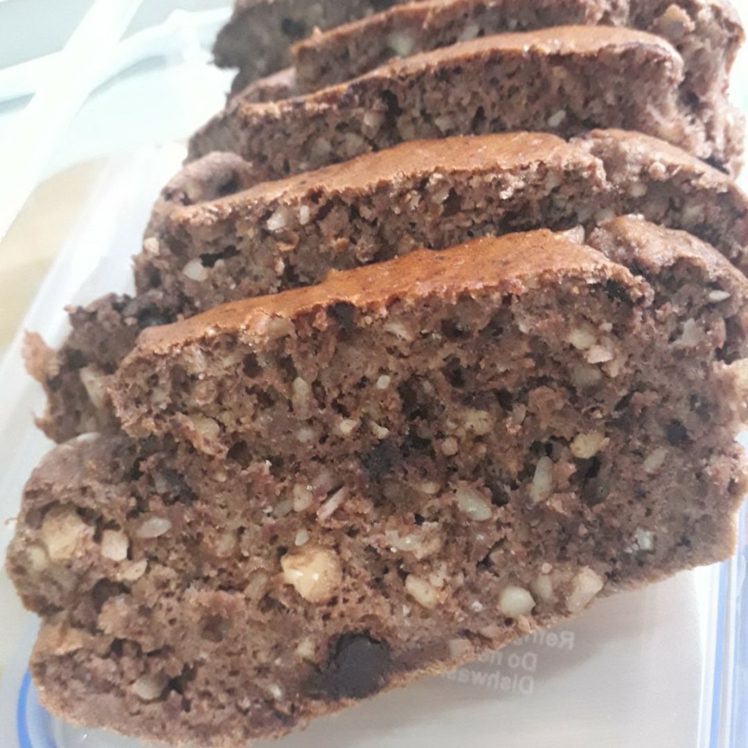 Bizcocho de chocolate y frutos secos Bizcocho de chocolate y frutos secos