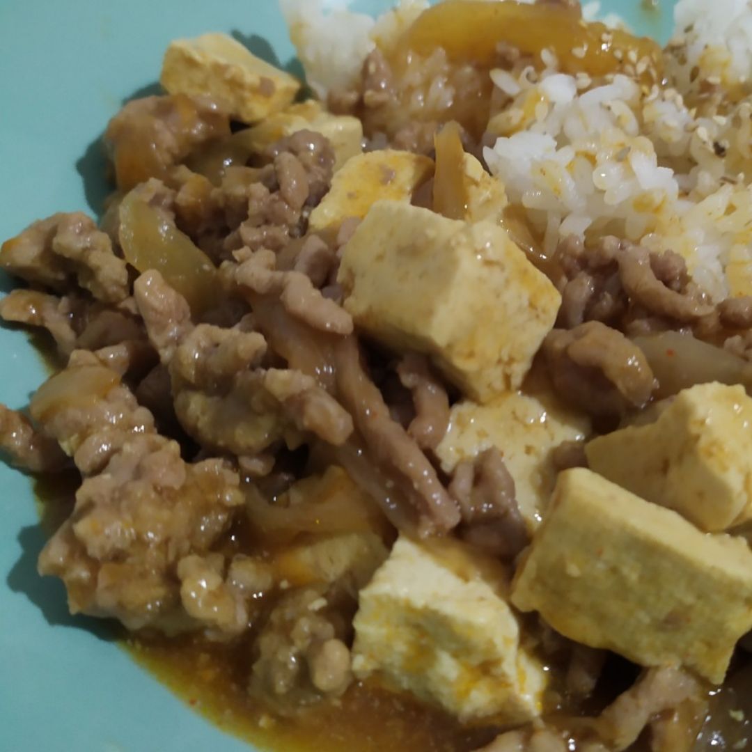 Mapo tofu estilo libre Mapo tofu estilo libre