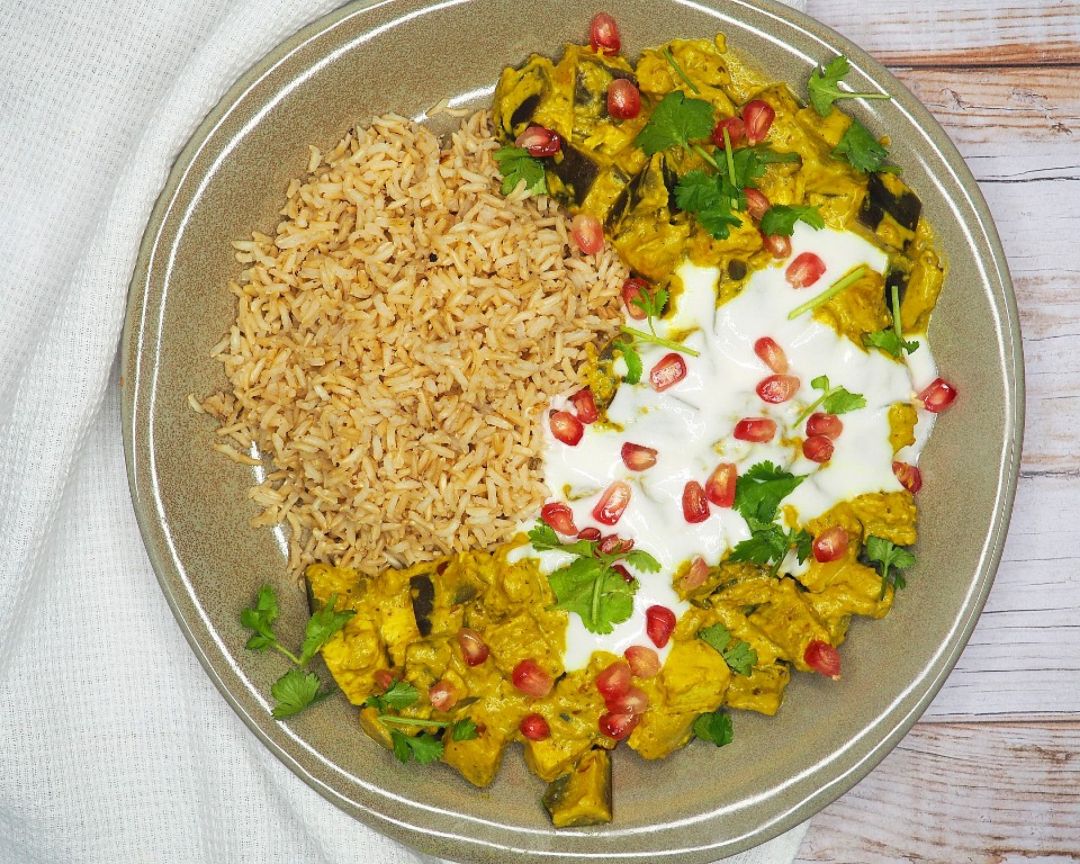 CURRY DE BERENJENA CURRY DE BERENJENA