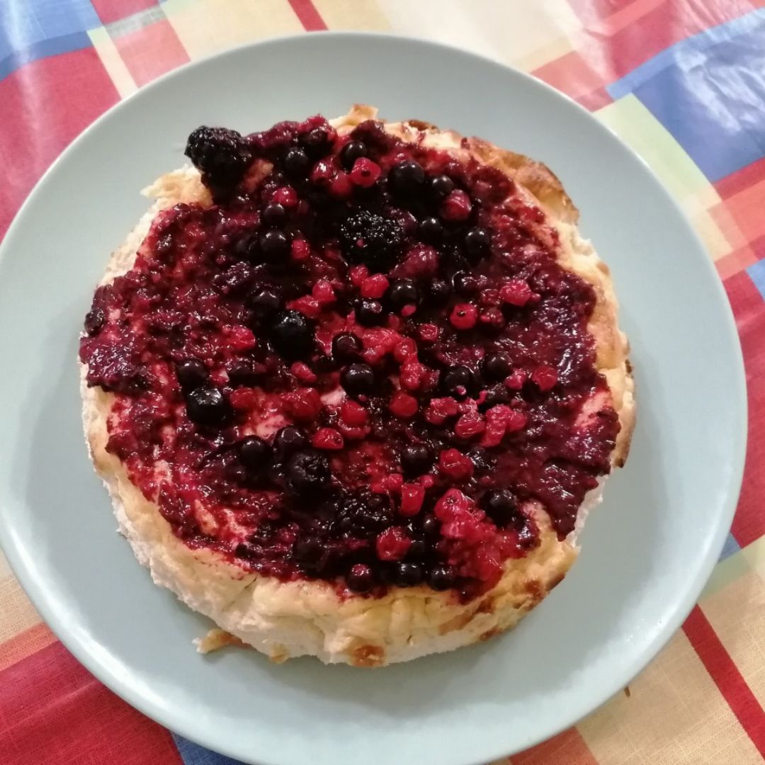 Tarta de queso con frutos rojos Tarta de queso con frutos rojos
