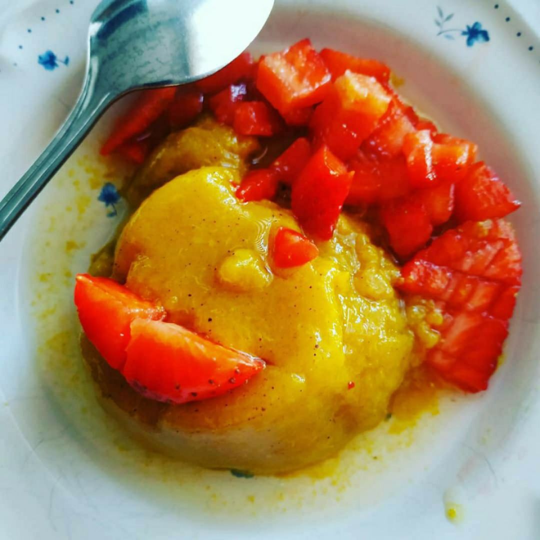 Pudin de Limón y Plátano Pudin de Limón y Plátano