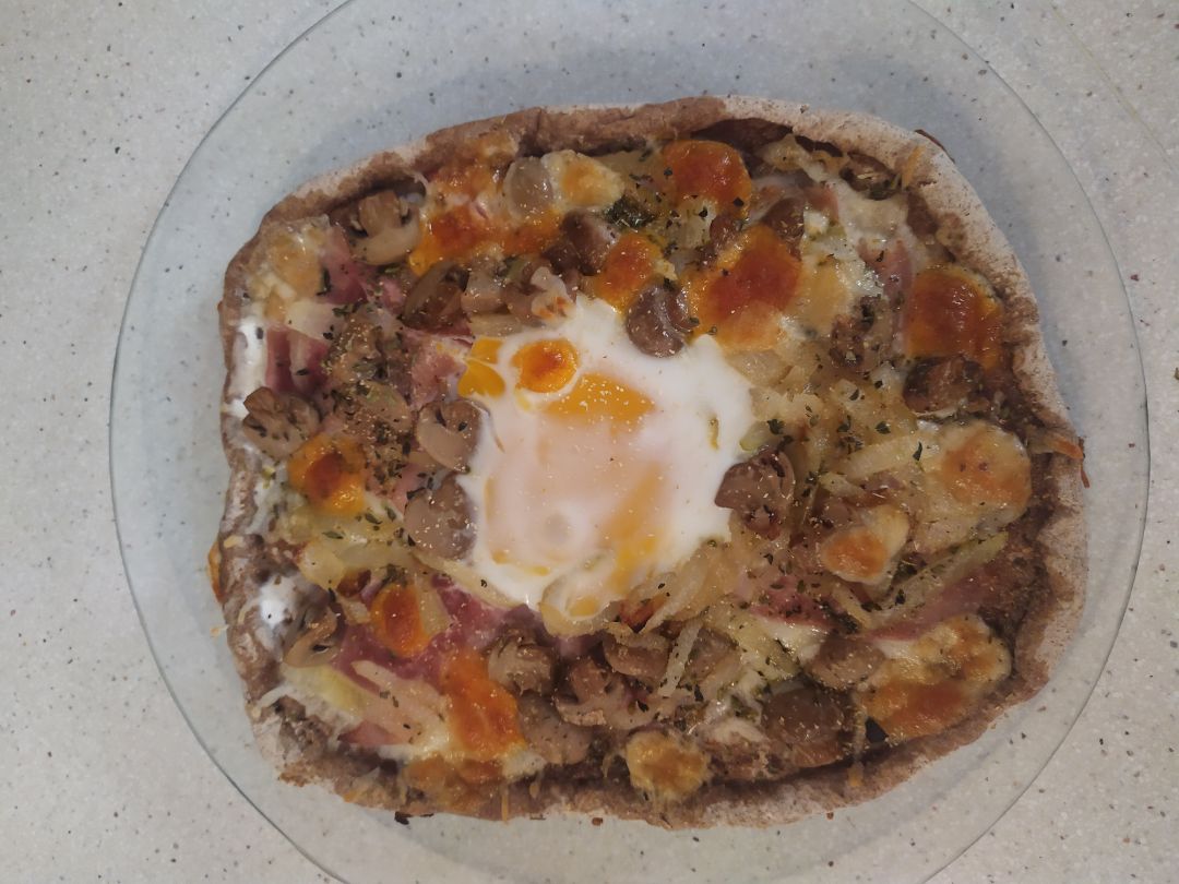 Pizza carbonara Pizza carbonara