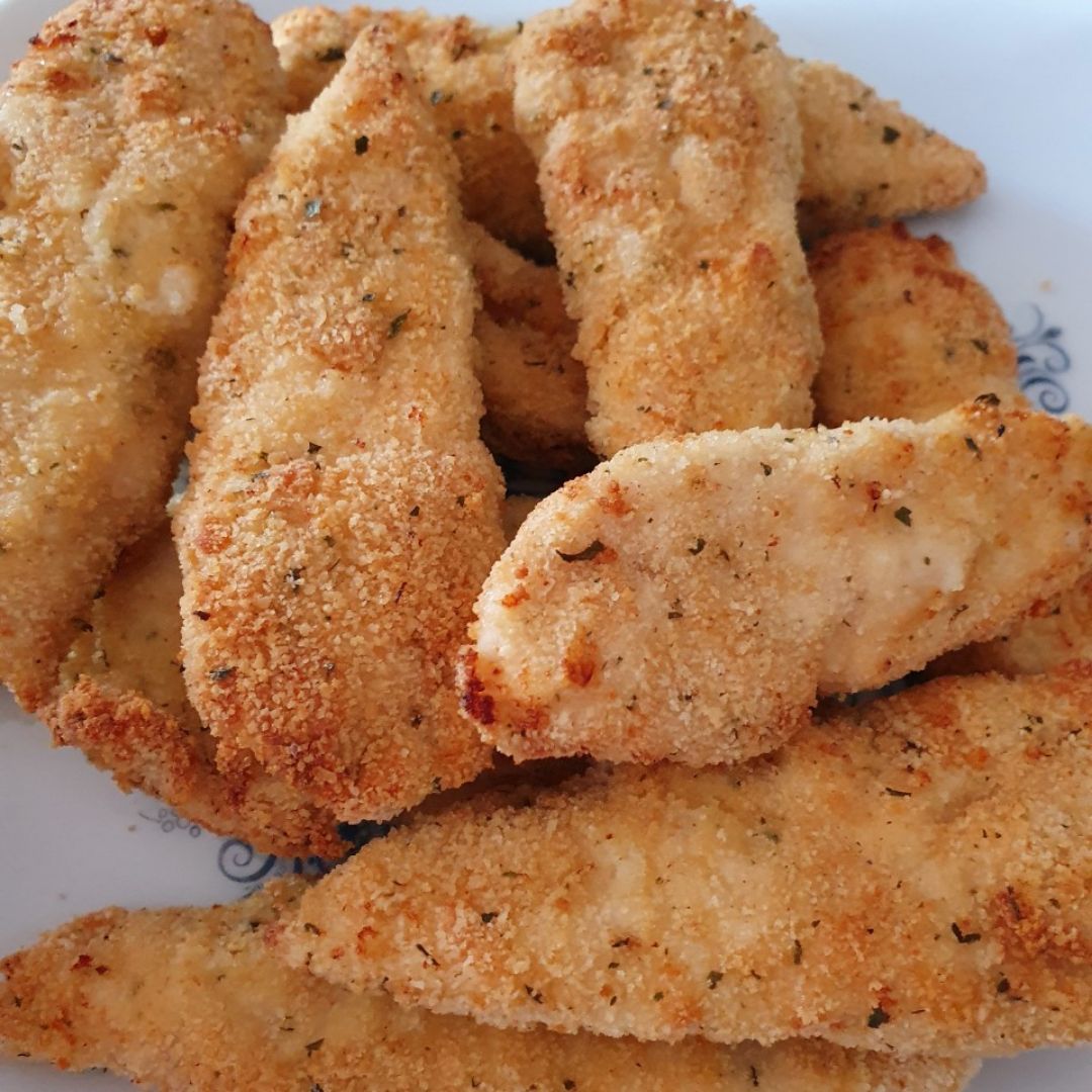 Fingers de pollo en airfryer