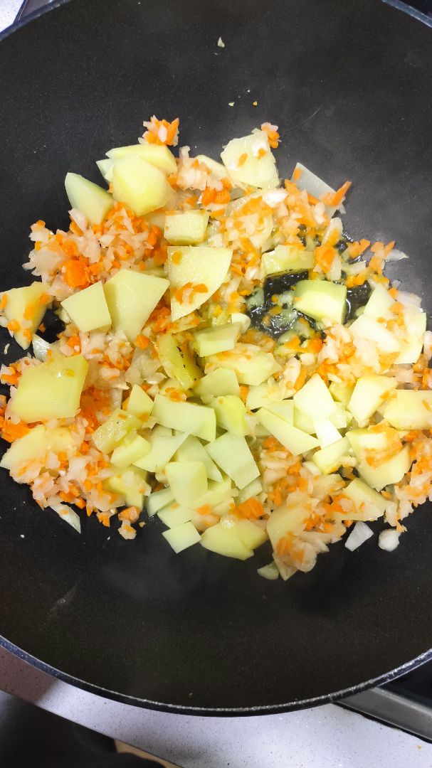 Arroz de Coliflor 3 delicias Paso 3 Arroz de Coliflor 3 delicias Paso 3