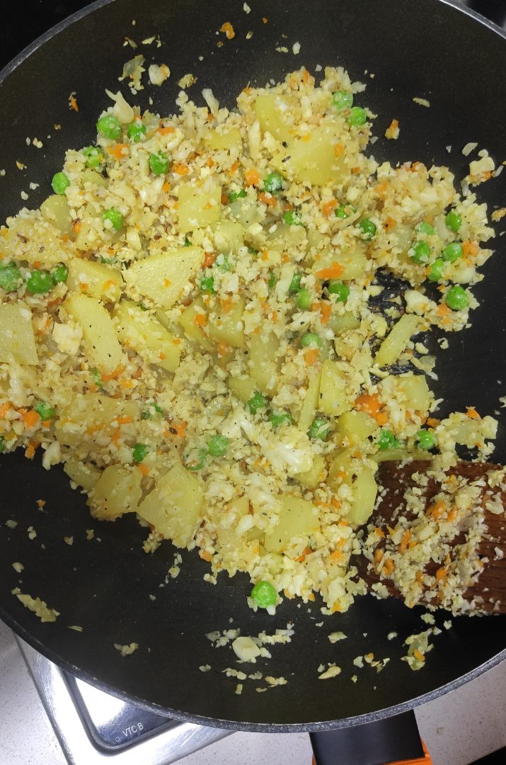 Arroz de Coliflor 3 delicias Paso 5 Arroz de Coliflor 3 delicias Paso 5