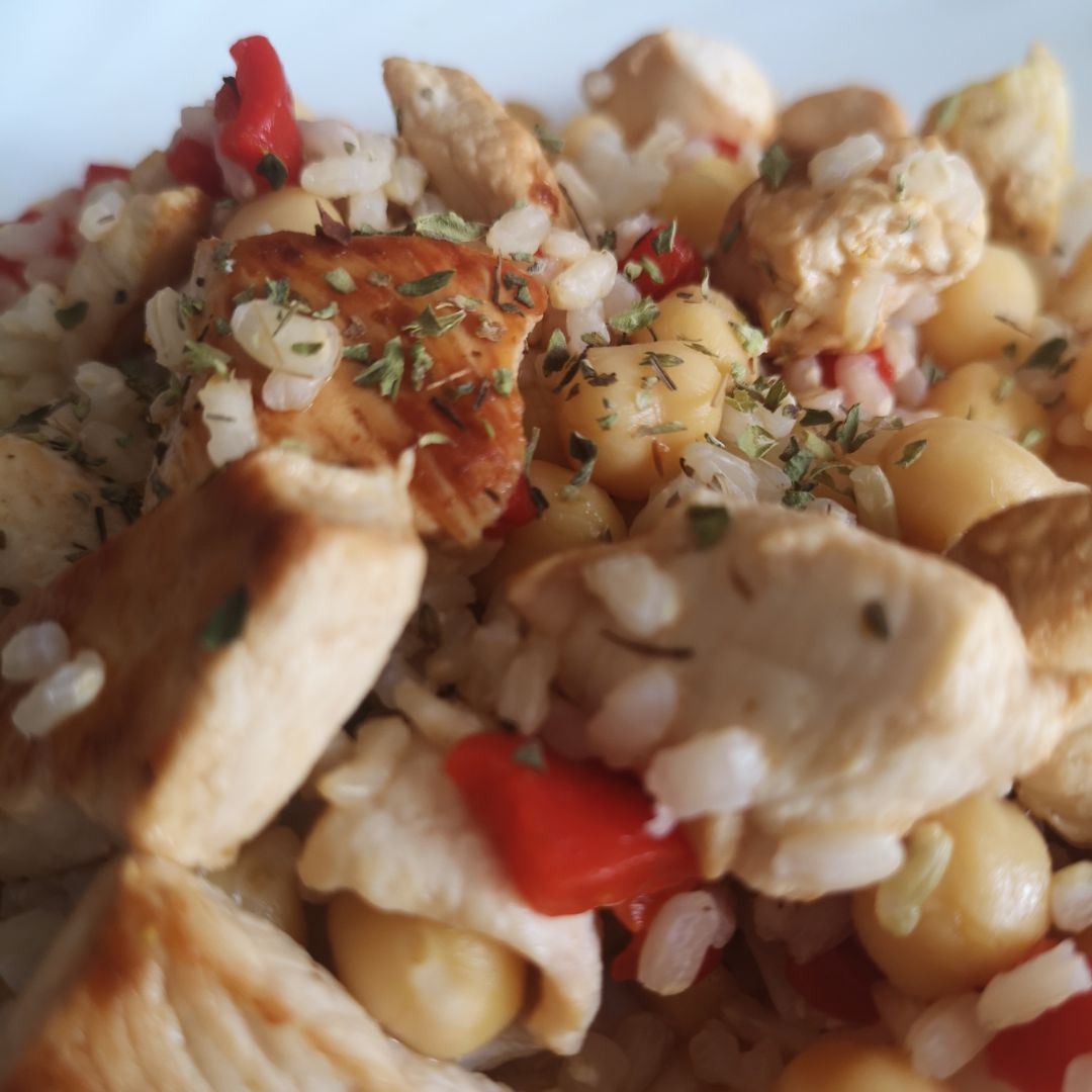 GARBANZOS CON ARROZ INTEGRAL GARBANZOS CON ARROZ INTEGRAL