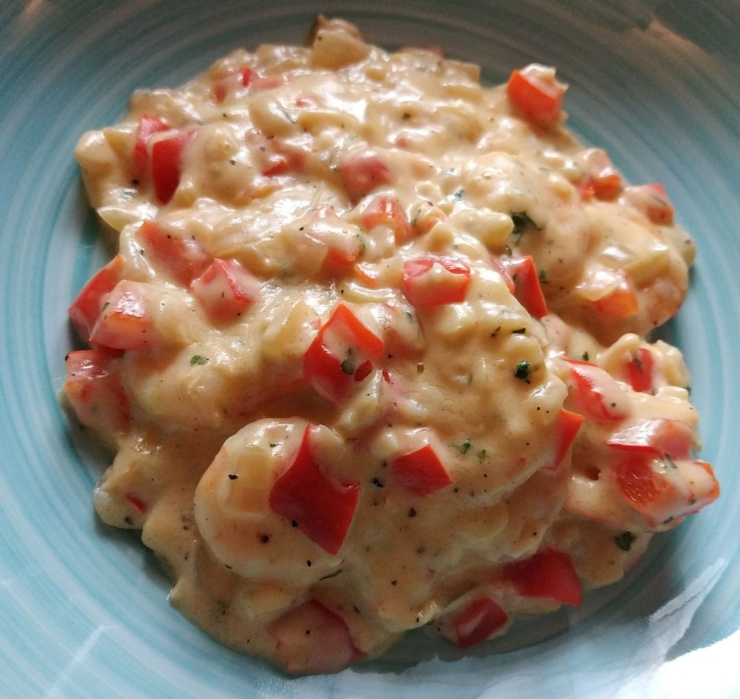 Gambas a la crema Gambas a la crema