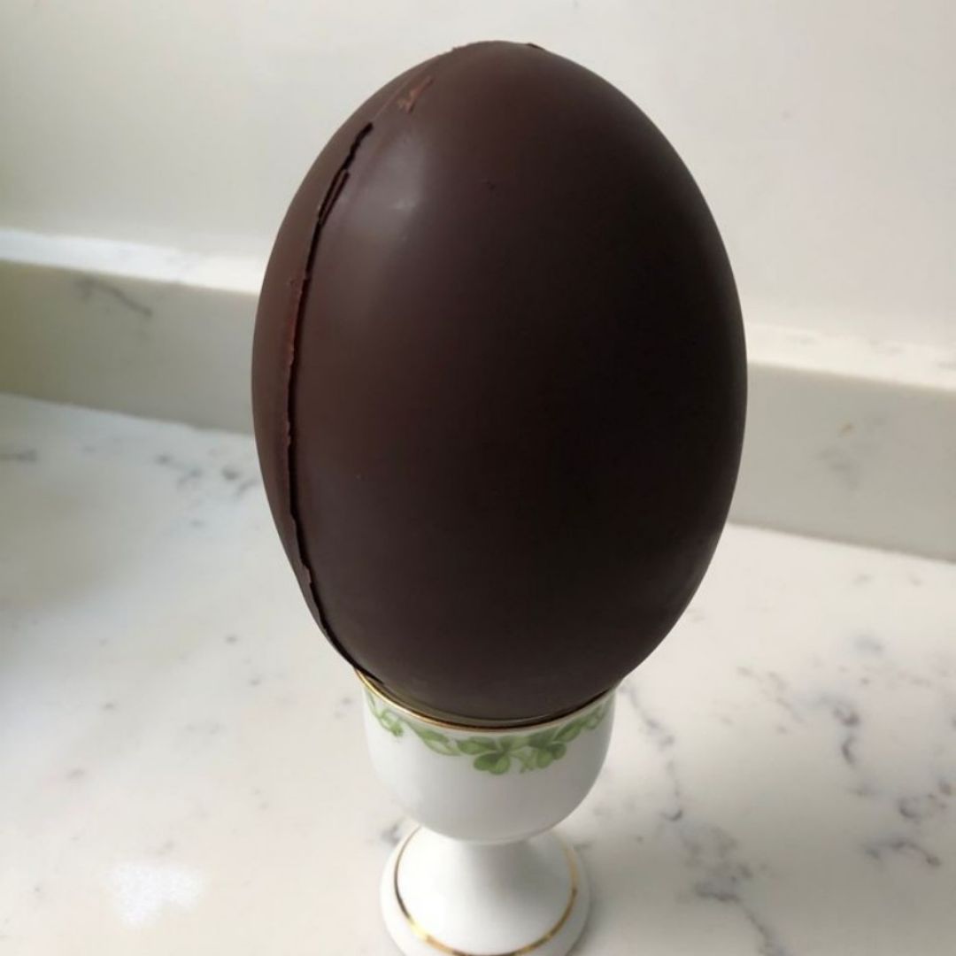 Huevo de chocolate rellenoStep 0
