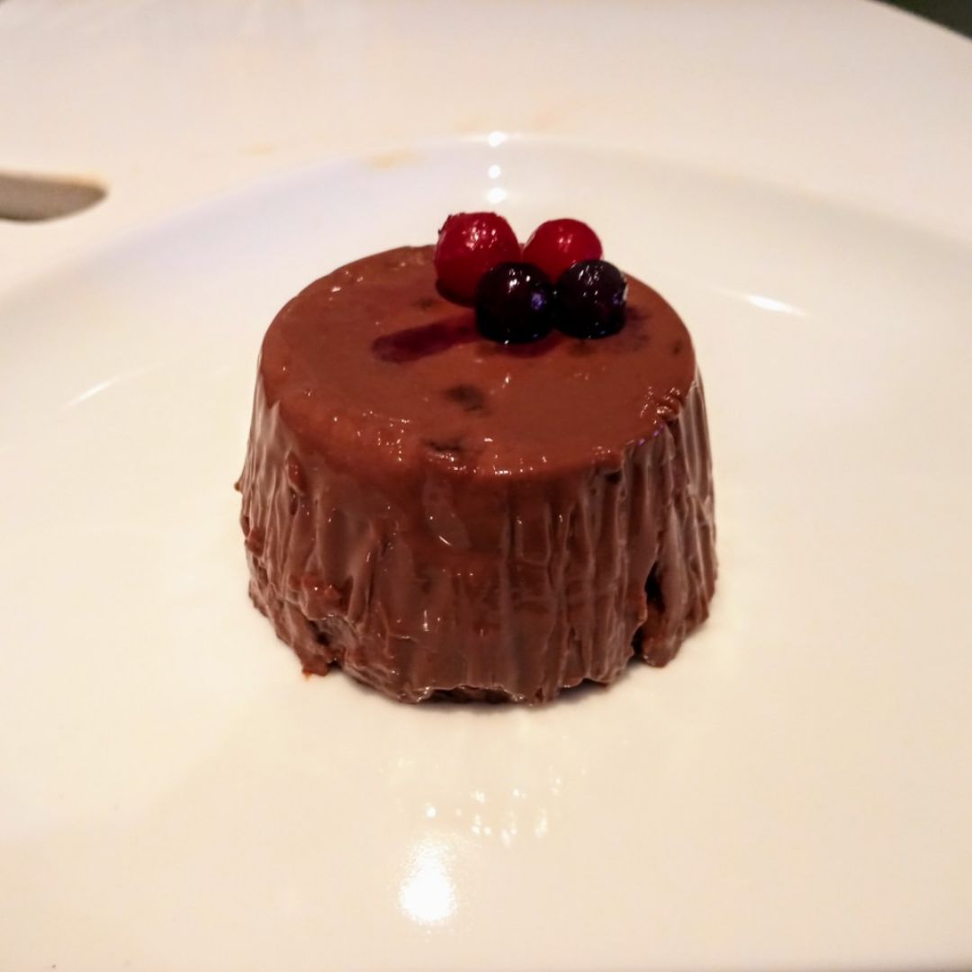Flan de chocolate Flan de chocolate