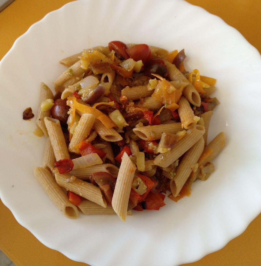 Pasta con verduras Pasta con verduras