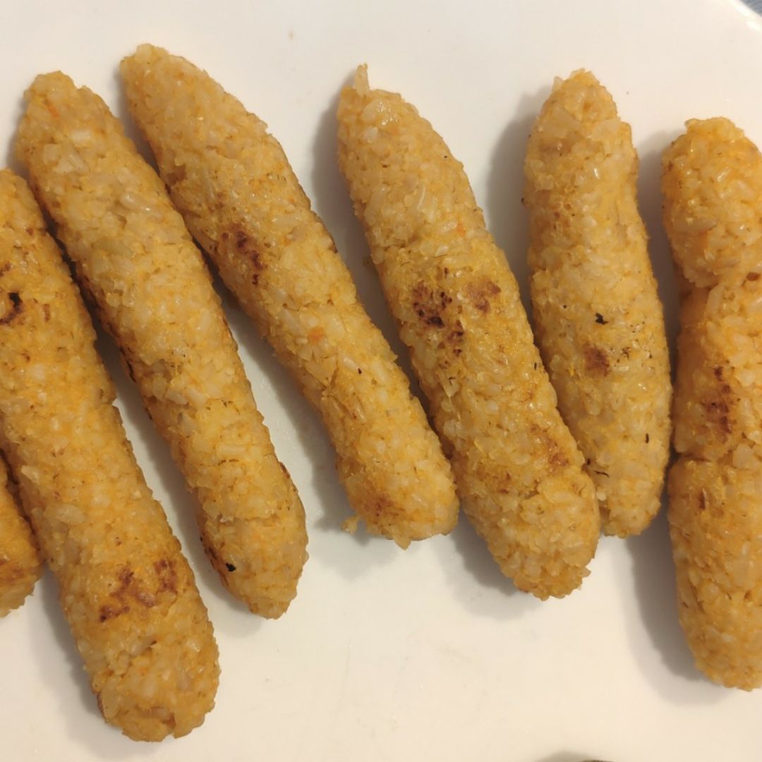 Salchichas veganas de arroz integral Salchichas veganas de arroz integral