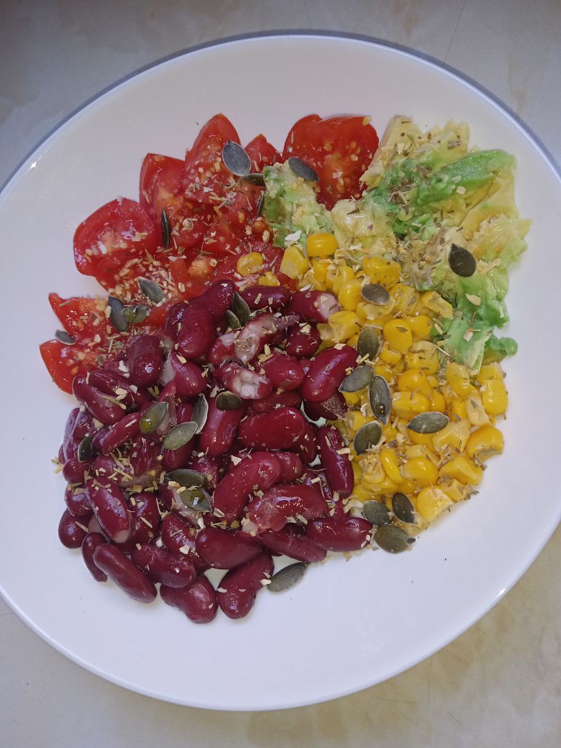 Bowl de alubias rojas