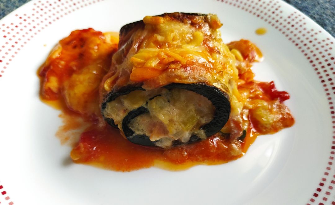Rollito de calabacin Rollito de calabacin