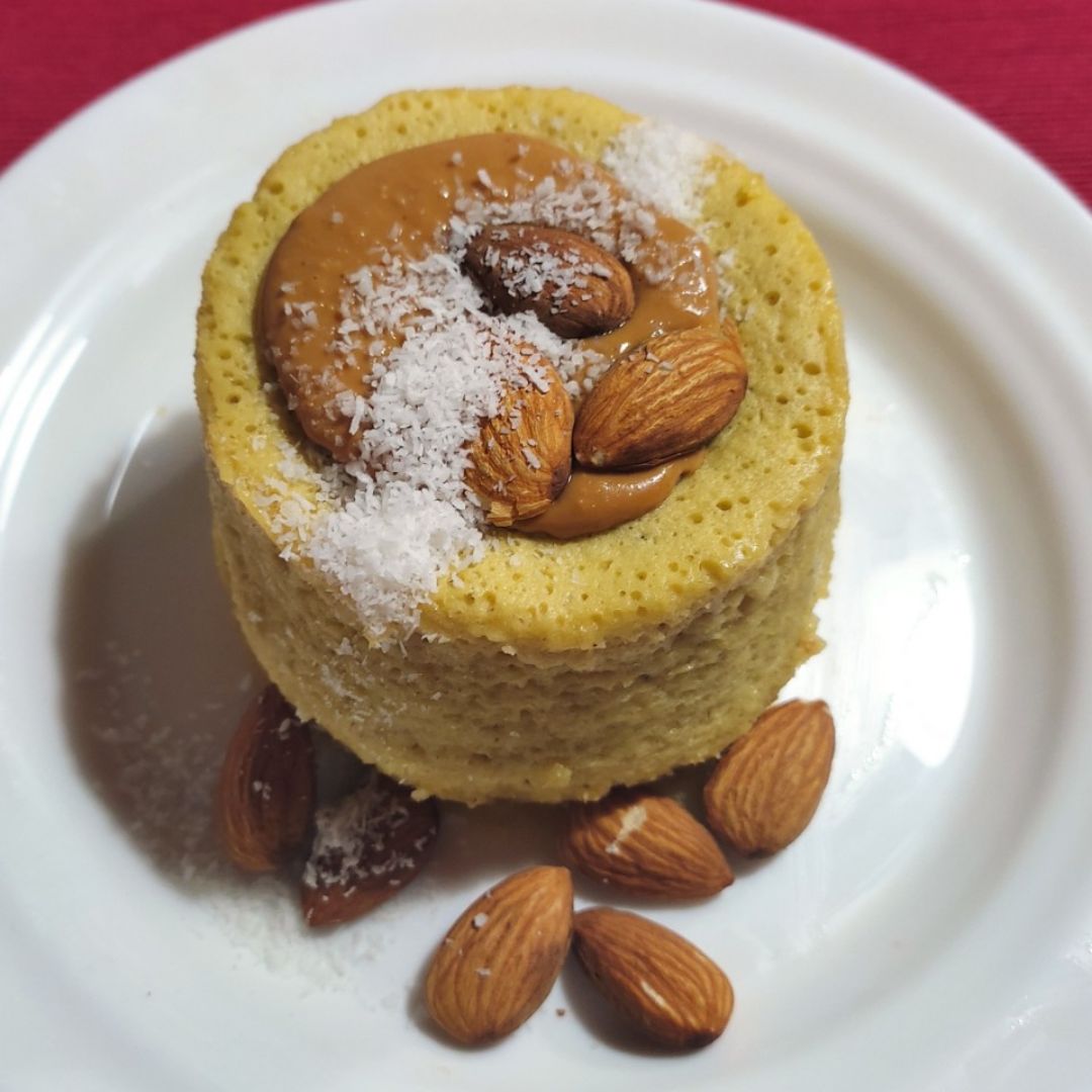 Bizcochito de plátano y almendra Bizcochito de plátano y almendra