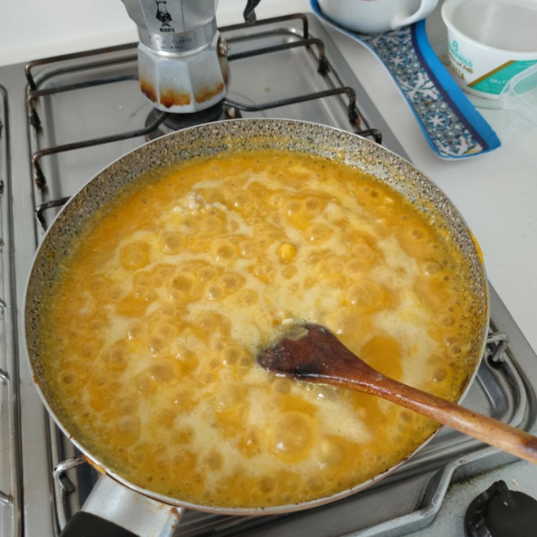 Risotto de calabaza, pollo y leche de coco Paso 2 Risotto de calabaza, pollo y leche de coco Paso 2