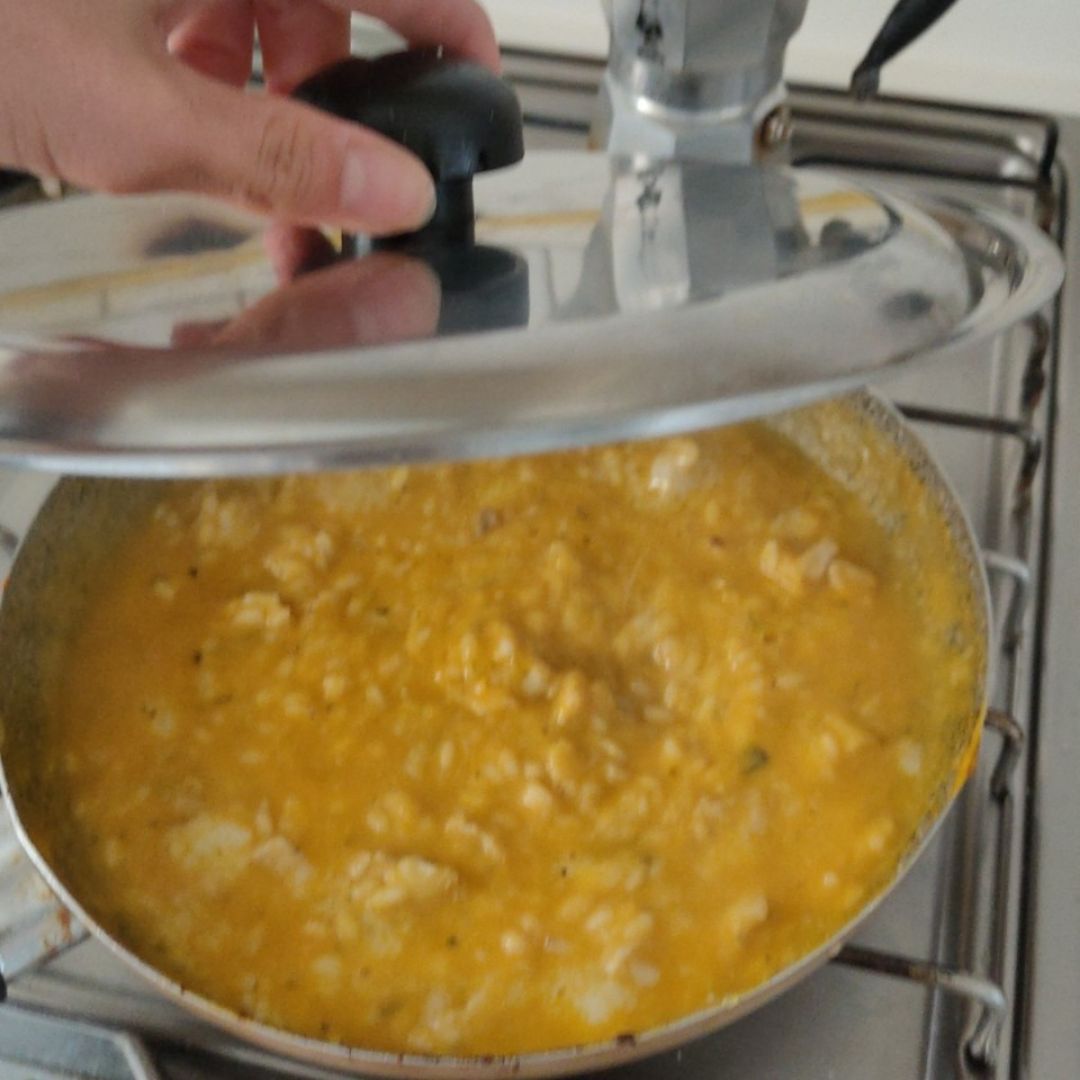 Risotto de calabaza, pollo y leche de coco Paso 3 Risotto de calabaza, pollo y leche de coco Paso 3