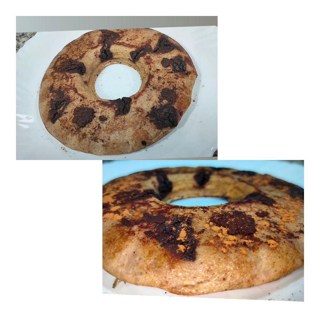 BIZCOCHO DE AVENA , CLARAS Y PLÁTANO ✅🍌 BIZCOCHO DE AVENA , CLARAS Y PLÁTANO ✅🍌