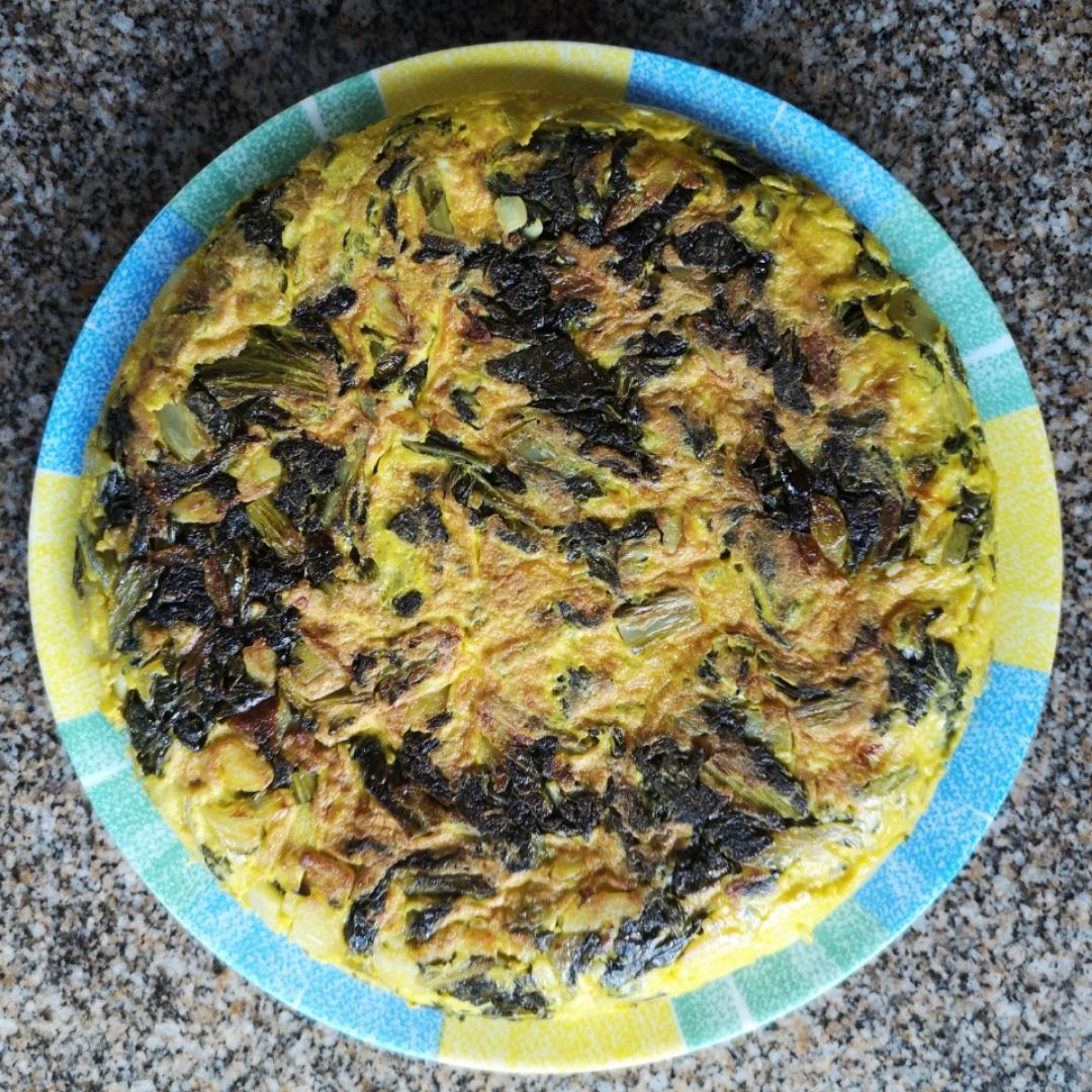 TORTILLA DE BERZA TORTILLA DE BERZA