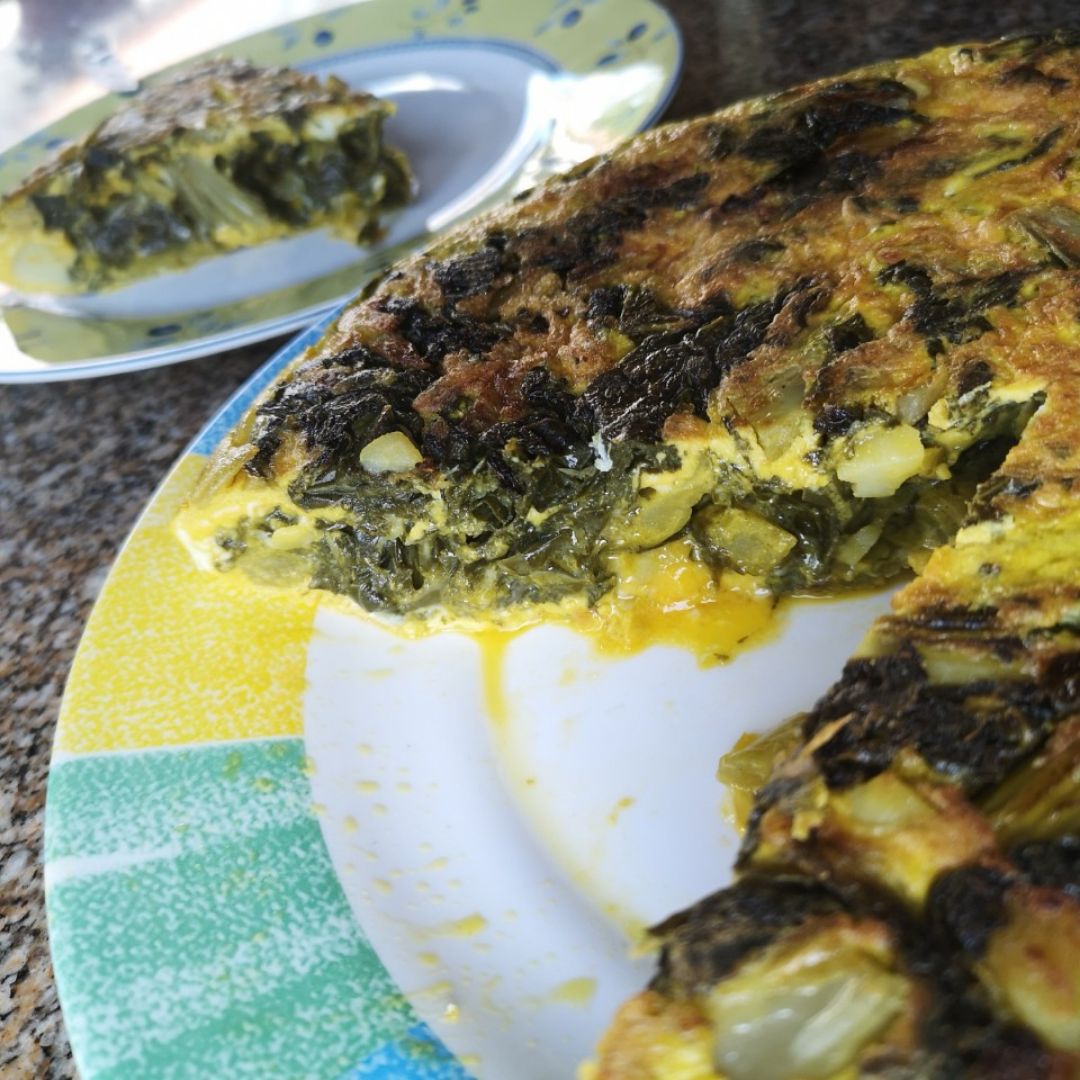 TORTILLA DE BERZA Paso 5 TORTILLA DE BERZA Paso 5