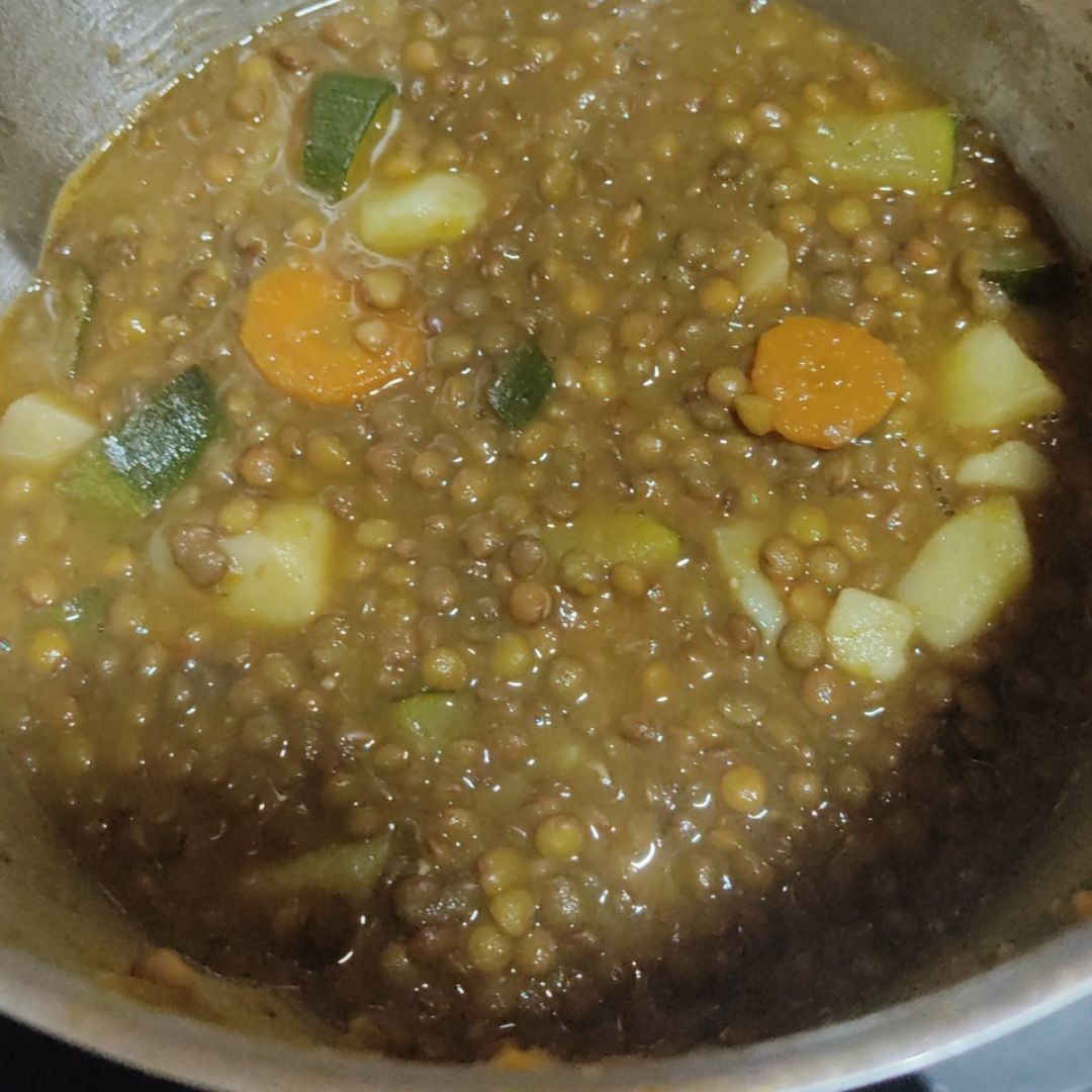 Lentejas con verduras Lentejas con verduras
