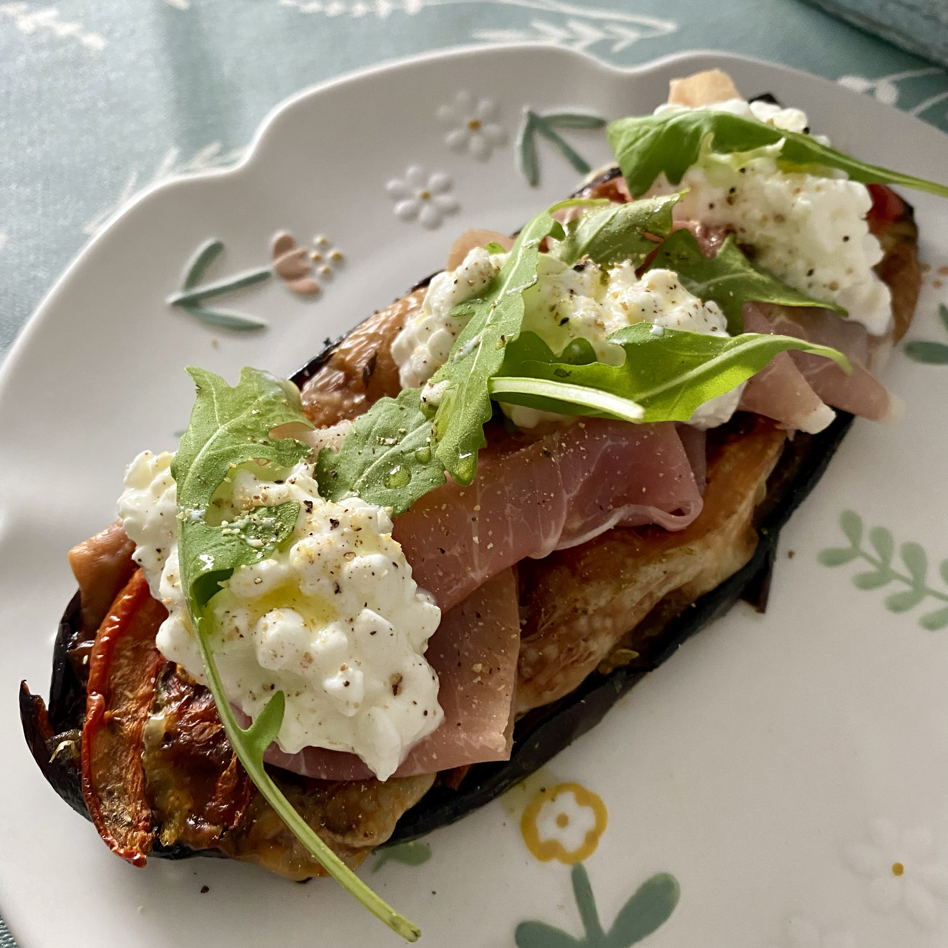 “Tosta” de berenjena Paso 2 “Tosta” de berenjena Paso 2