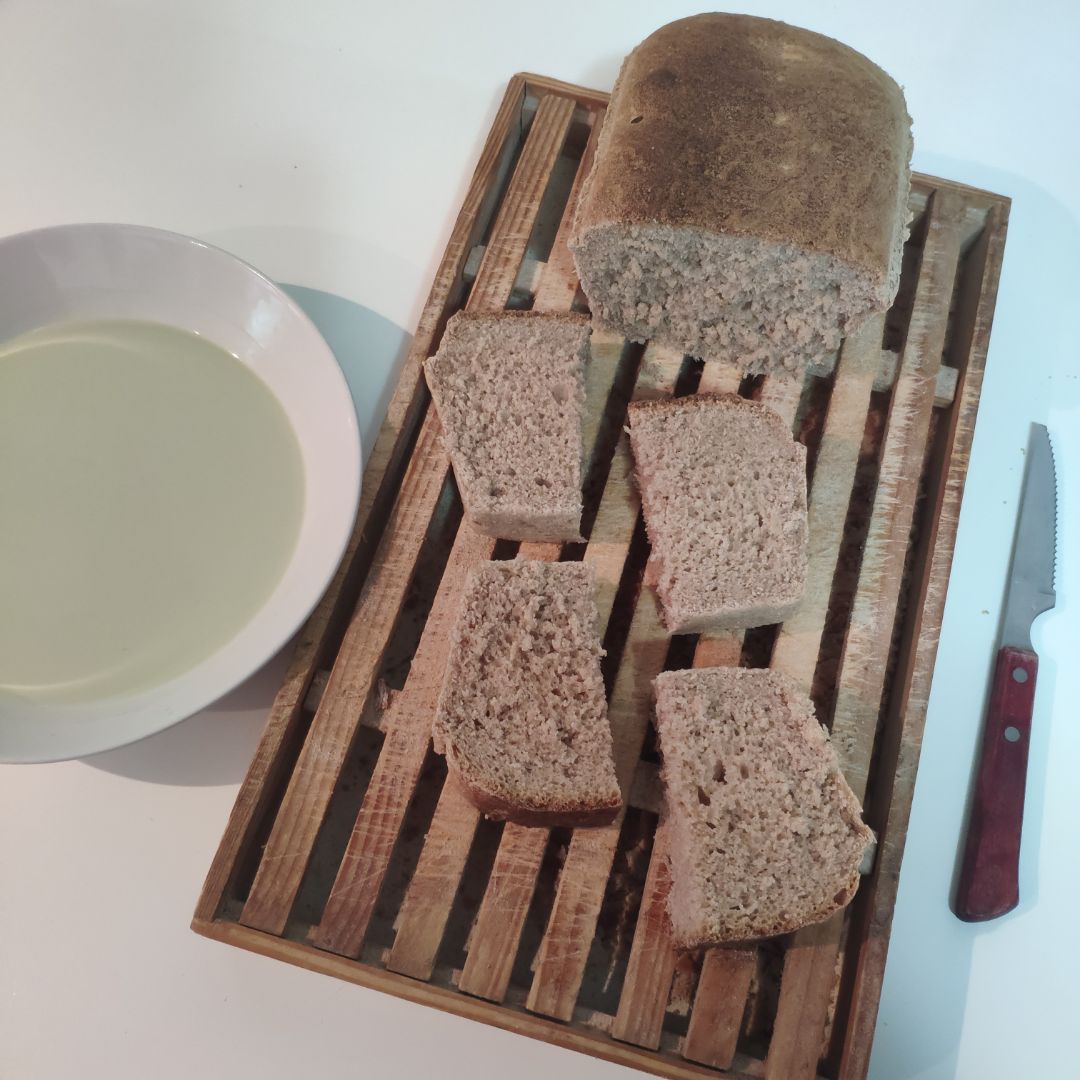 Torrijas de té matcha Paso 0