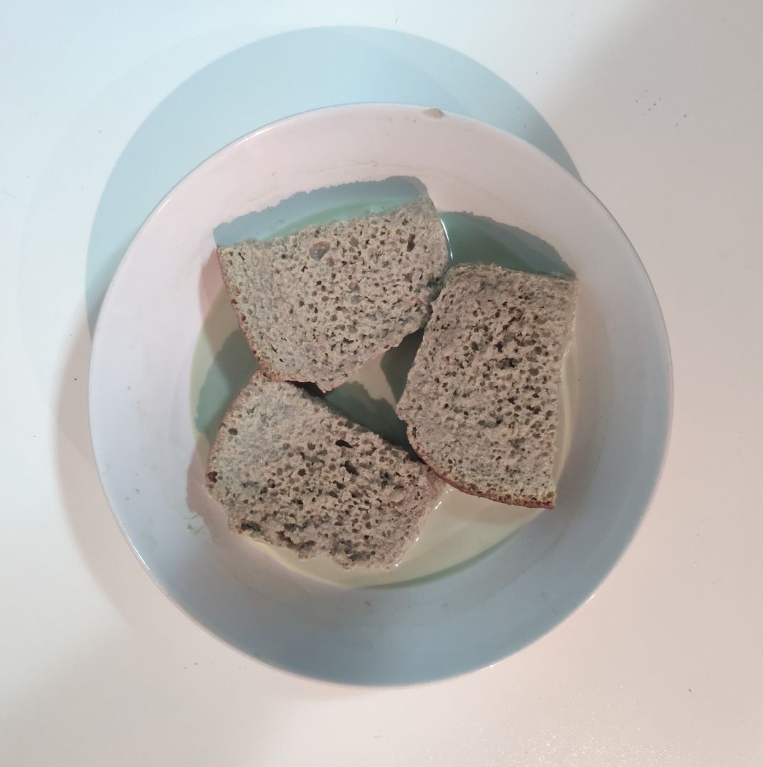 Torrijas de té matcha Paso 1