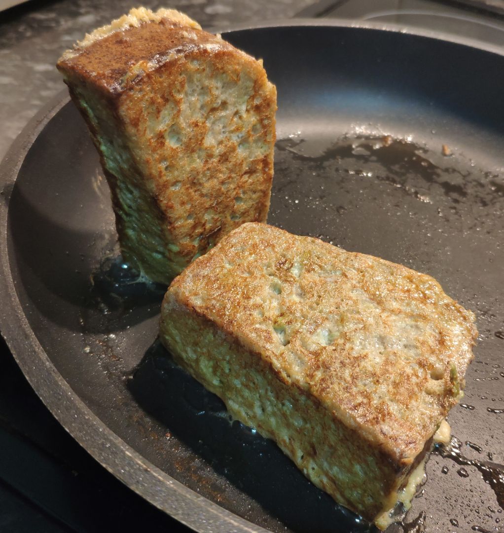 Torrijas de té matcha Paso 4