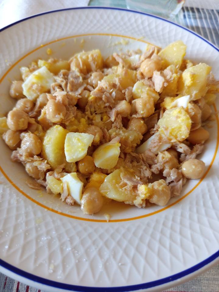 Ensalada de garbanzos 