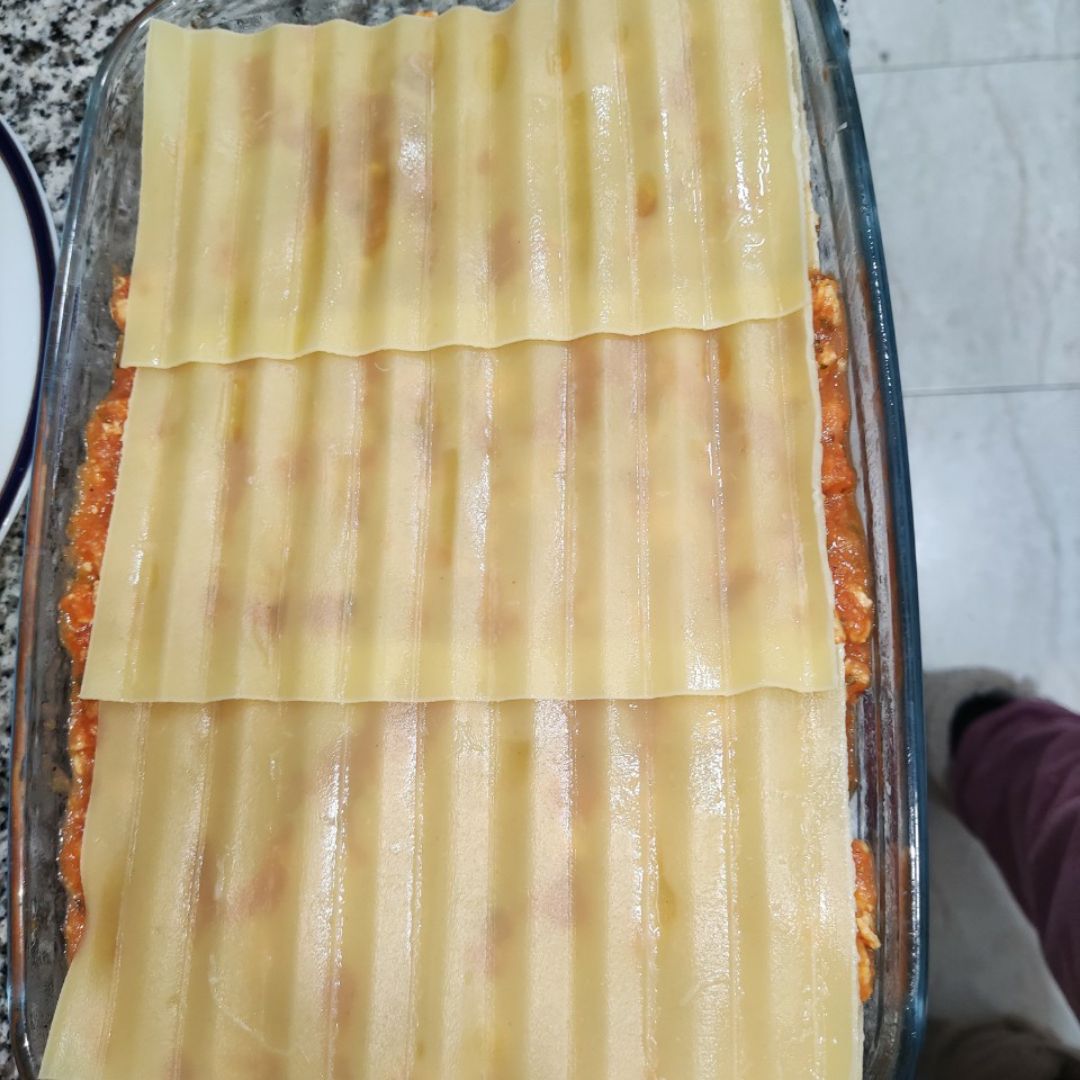 Lasaña boloñesa Paso 4 Lasaña boloñesa Paso 4
