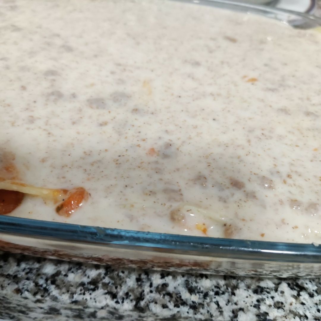 Lasaña boloñesa Paso 6 Lasaña boloñesa Paso 6