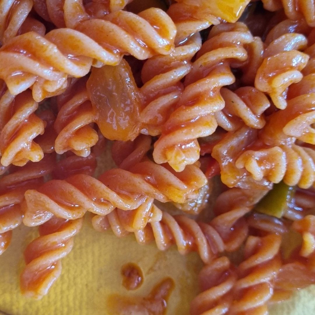 Pasta con verduras súper rápida 