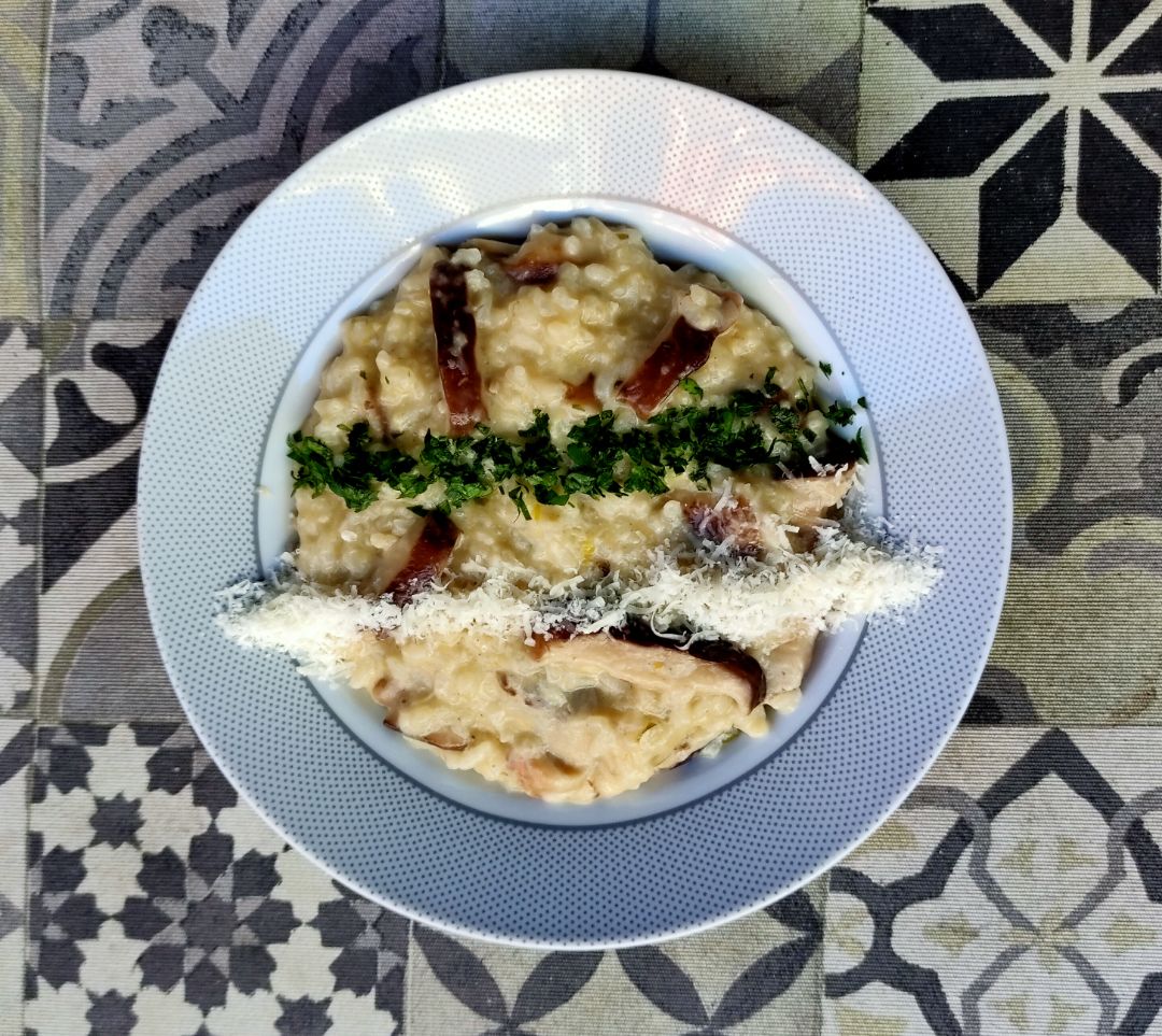 Risotto de shitake Risotto de shitake