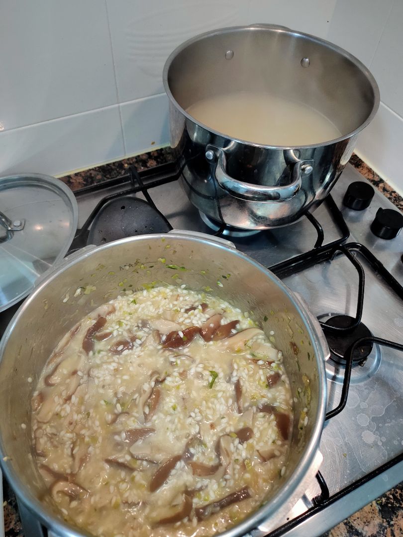 Risotto de shitake Paso 6 Risotto de shitake Paso 6