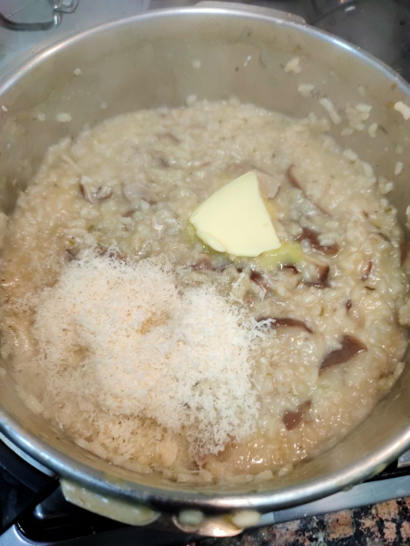 Risotto de shitake Paso 8 Risotto de shitake Paso 8