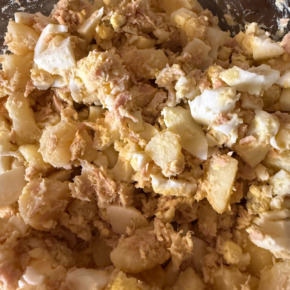 Patatas cocidas aliñadas Patatas cocidas aliñadas