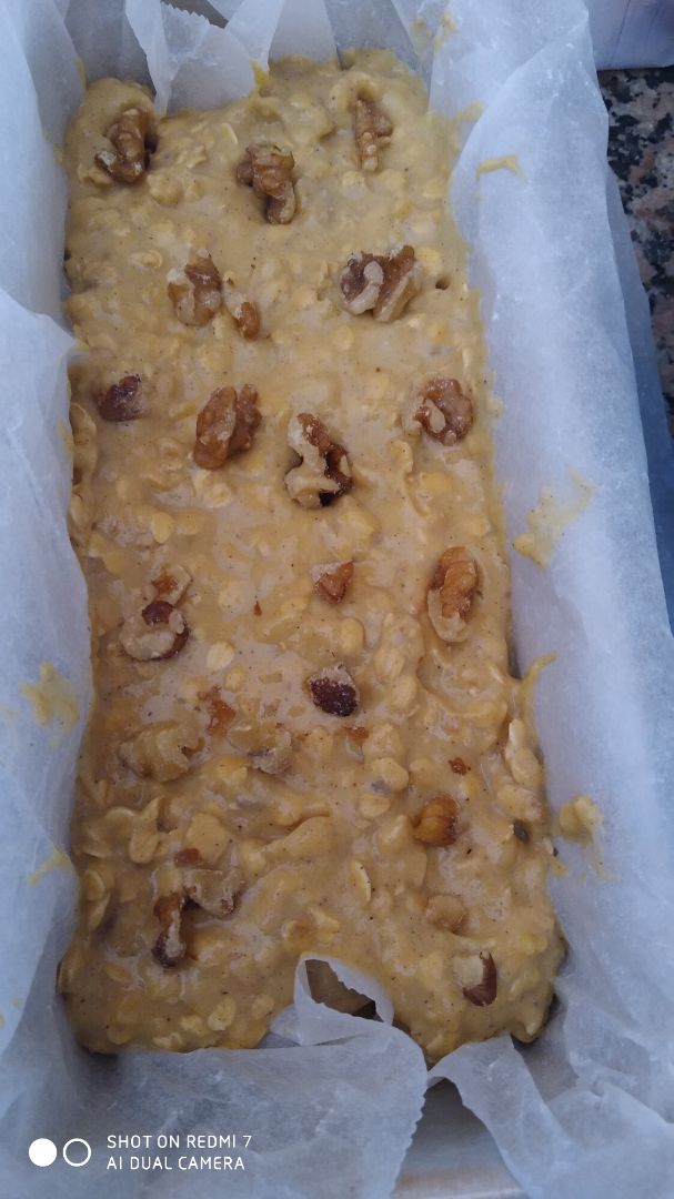 Bizcocho boniato y nueces Paso 5 Bizcocho boniato y nueces Paso 5