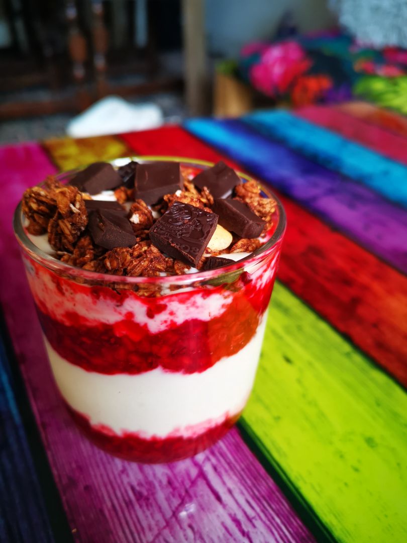 ♥️Yogurt natural con mermelada casera! ♥️ ♥️Yogurt natural con mermelada casera! ♥️