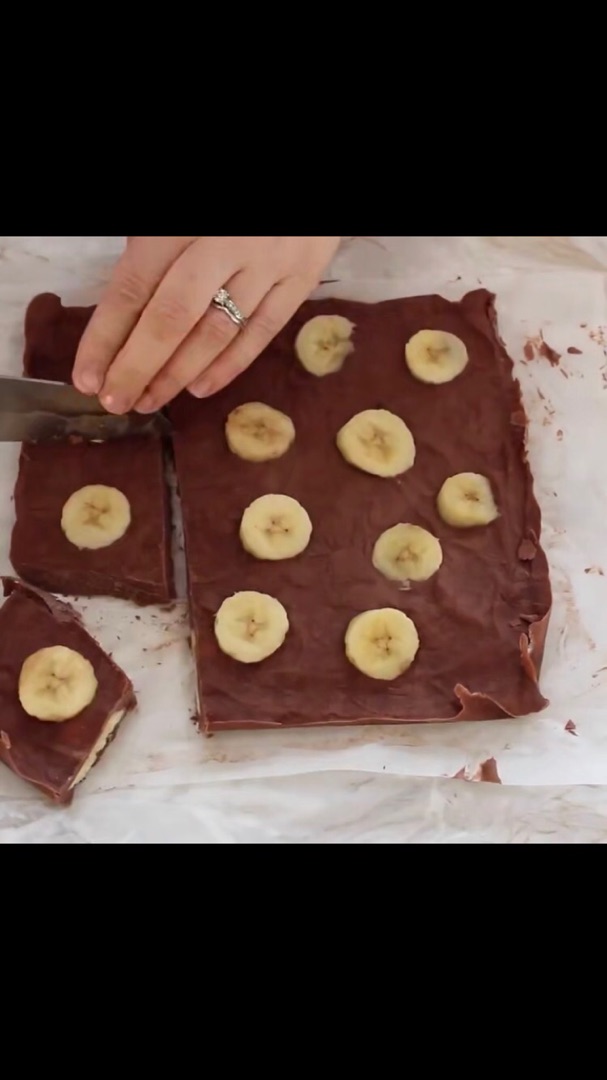 Snack de chocolate y platano Paso 4