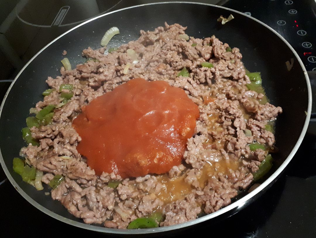 Quesadillas con picada de vacuno Paso 2 Quesadillas con picada de vacuno Paso 2